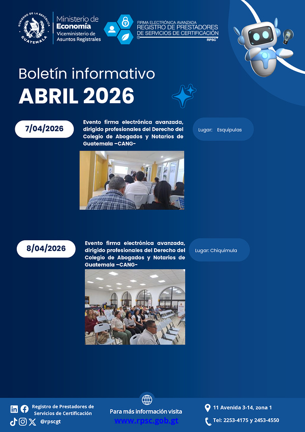 Portada Boletín informativo abril 2026