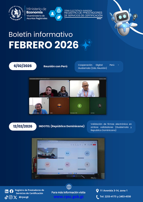 Portada Boletín informativo febrero 2026