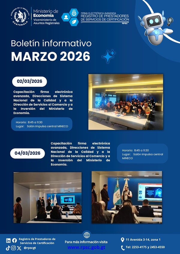 Portada Boletín informativo marzo 2026 