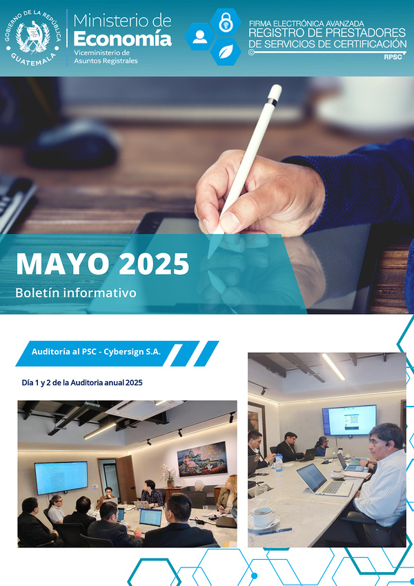 Portada Boletín informativo mayo 2025