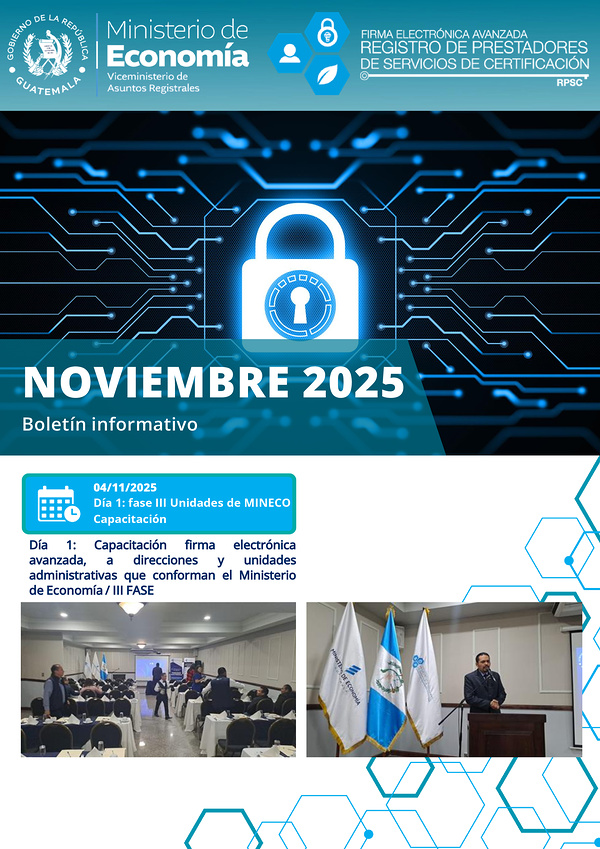 Portada Boletín informativo noviembre 2025